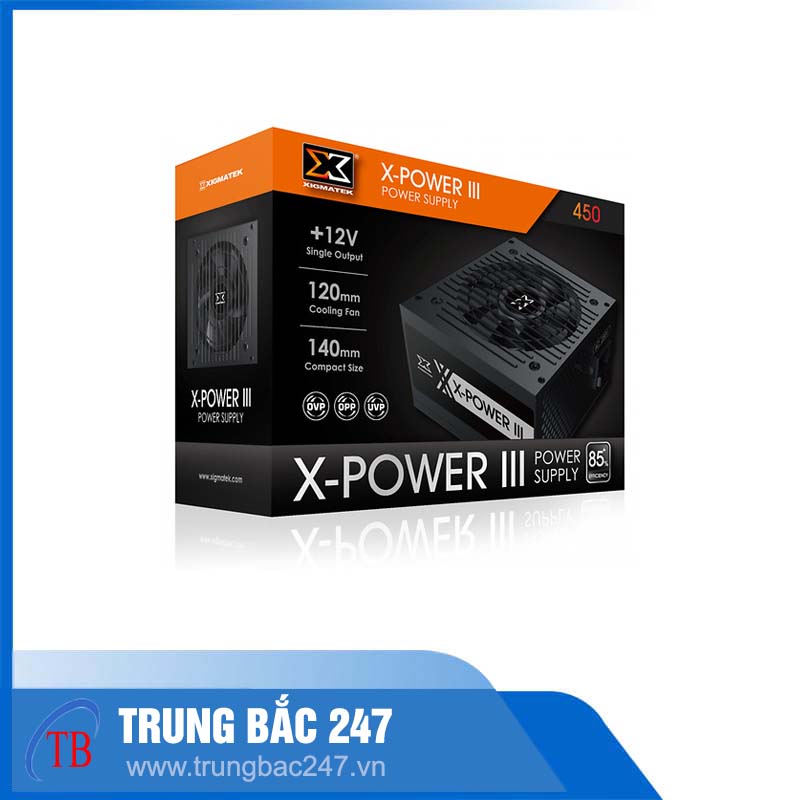 Nguồn máy tính Xigmatek X-POWER III 450 - 400W EN45969