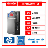Cây máy tính HP Prodesk/Core G3250 Xung 3.2Ghz, Ram DDR3/4GB, Ổ cứng SSD 120Gb