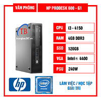 Cây máy tính HP Prodesk/Core i3 4150 Xung 3.5Ghz, Ram DDR3/4GB, Ổ cứng SSD 120Gb