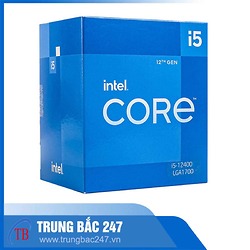 CPU INTEL CORE I5-12400 (UPTO 4.4GHZ, 6 NHÂN 12 LUỒNG, 18MB CACHE, 65W) - SOCKET INTEL LGA 1700)