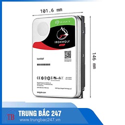 Ổ CỨNG HDD SEAGATE IRONWOLF 4TB 3.5 INCH, 5400RPM, SATA3, 256MB CACHE (ST4000VN006)