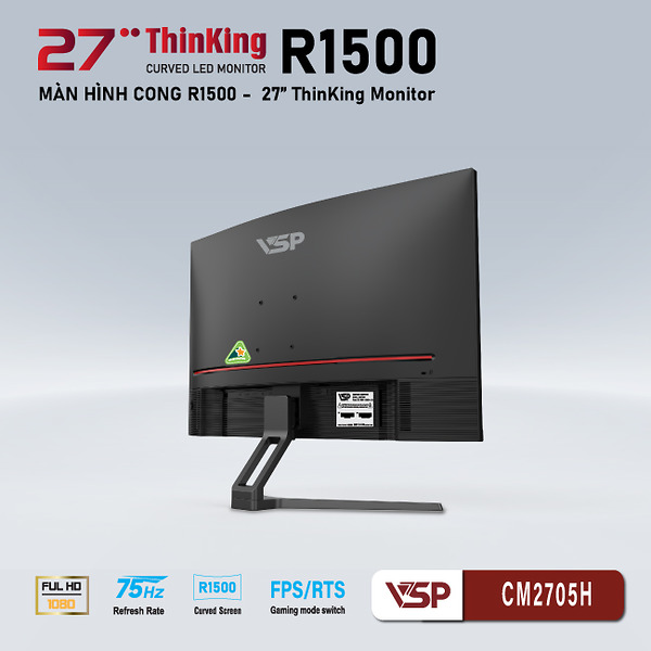 Màn hình cong VSP Thinking monitor 27inch -CM2705H