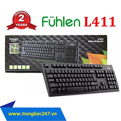 Bàn phím Fuhlen L411 USB Black